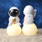 Creative Resin Astronaut Shaped Planet Lamp