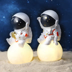 Creative Resin Astronaut Shaped Planet Lamp